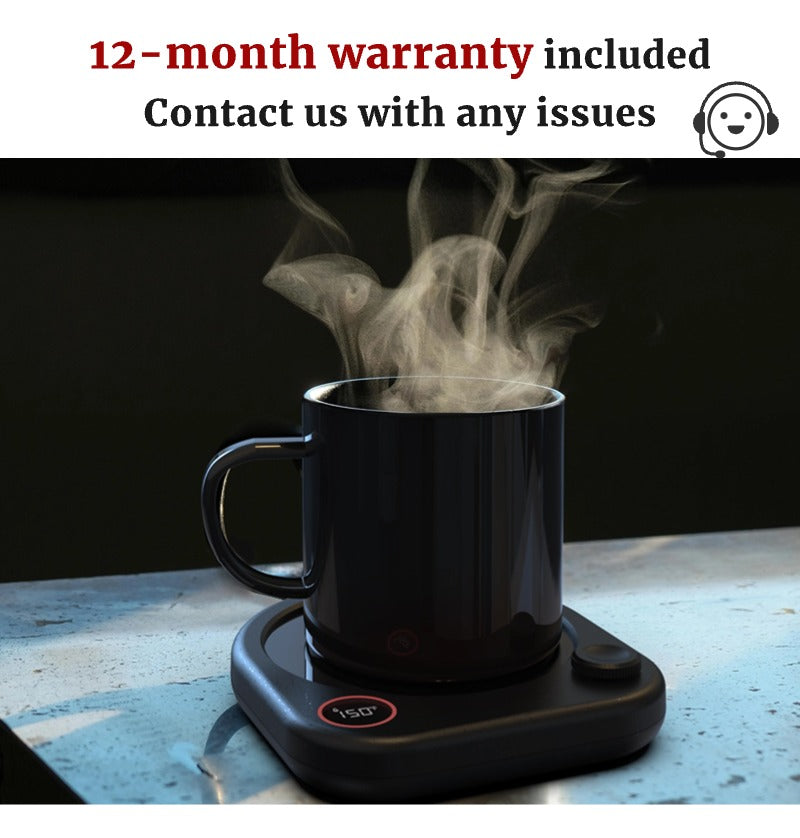 Coffee Mug Warmer Set, for Tea Milk Beverages with Adjustable Temperature Display，Best mug warmer for office