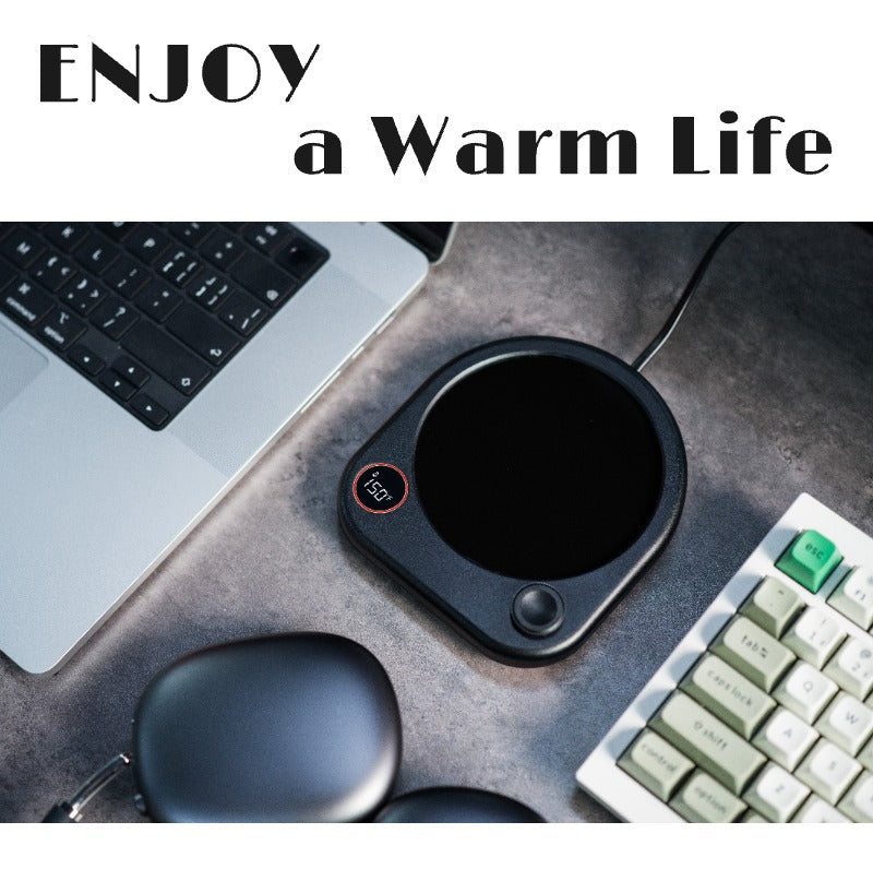 Coffee Mug Warmer with Adjustable Temperature Display