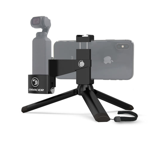 Aluminum Alloy Mini Tripod Set for Smartphone and Osmo – Dual Device Handheld Shooting Support